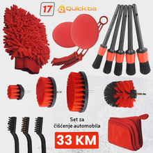 Učitajte sliku u preglednik galerije, 17-dijelni set za dubinsko čišćenje sa dodatcima za aku bušilicu