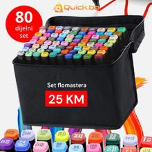 Učitajte sliku u preglednik galerije, 80-dijelni set flomastera
