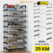 Učitajte sliku u preglednik galerije, Deluxe metalni stalak za cipele sa 7 polica