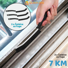 Učitajte sliku u preglednik galerije, 3x Četkica za Čišćenje Fuga i Uskih Mjesta