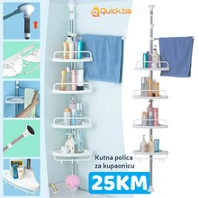 Učitajte sliku u preglednik galerije, KUTNA POLICA ZA KUPAONU