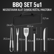 Učitajte sliku u preglednik galerije, BBQ Set 5u1 za Roštilj