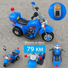 Učitajte sliku u preglednik galerije, POLICIJSKI MOTOR ZA DJECU