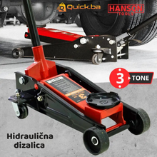 Učitajte sliku u preglednik galerije, HANSON ručna hidraulična dizalica do 3 tone
