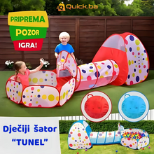 Učitajte sliku u preglednik galerije, Dječiji šator &quot;TUNEL&quot;
