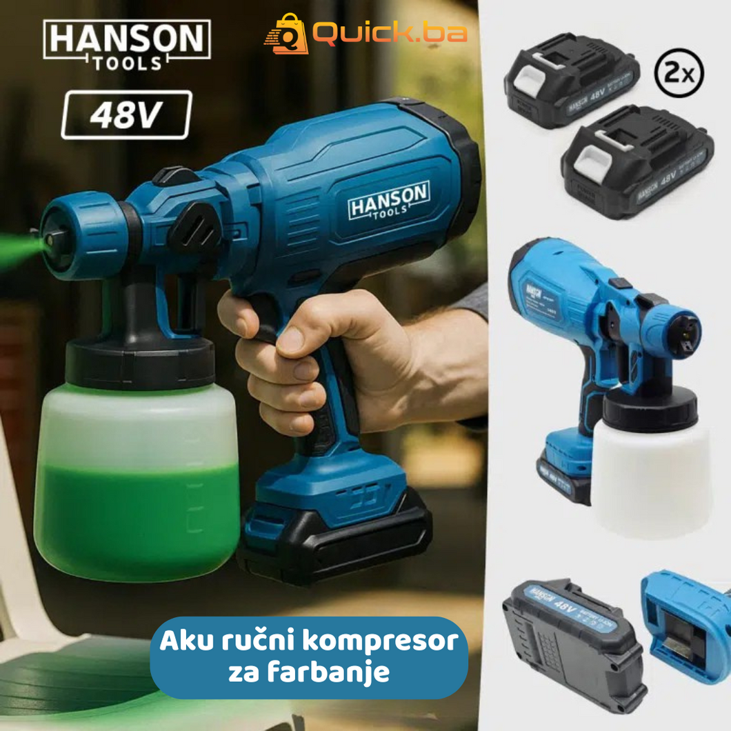 Hanson aku kompresor za farbanje