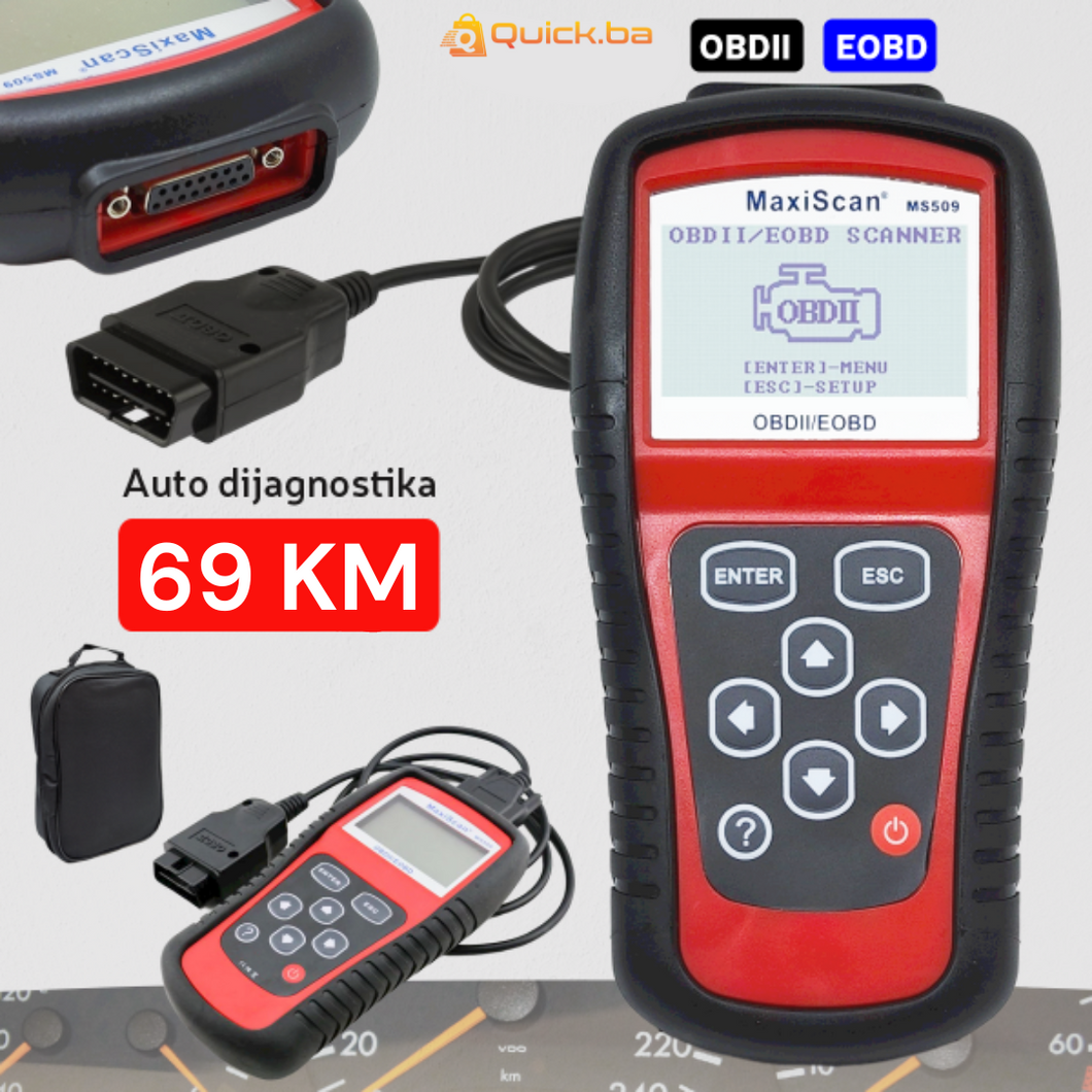 AUTEL MAXISCAN AUTO DIJAGNOSTIKA MS509 OBDII / EOBD